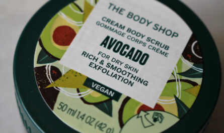 avocado cream body scrub