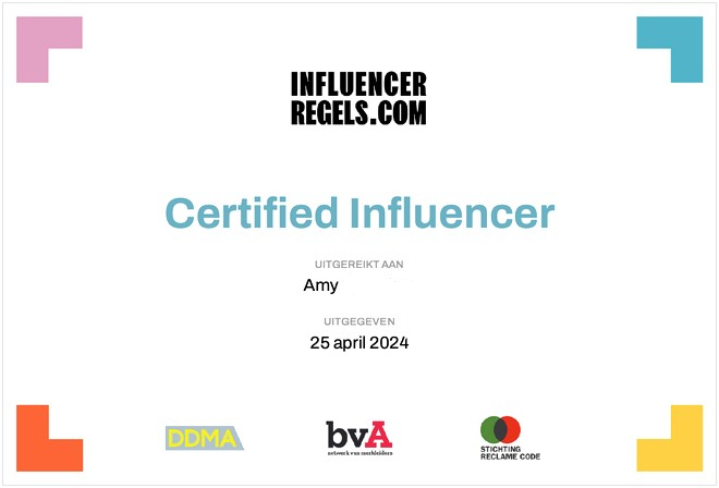 certified influencer